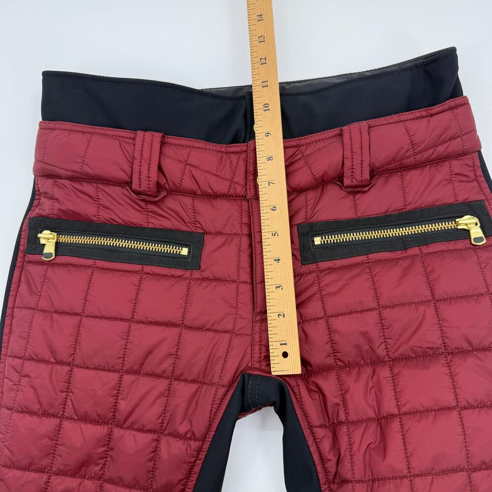SOS BLACK SNOW Womens Snow Suit Jacket Size XL / Pants L Quilted Edgy Rocker Ski - Picture 16 of 16